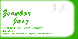 zsombor jasz business card